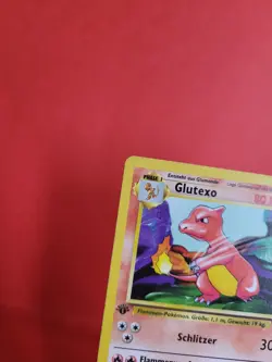 Pokemon Karten Sammlung - Starter Glutexo 24/102 1. Edition Base Exc-Near Mint - Image 2