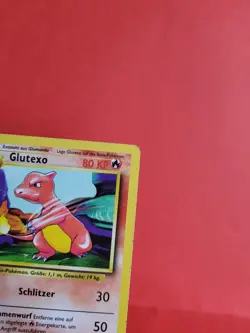 Pokemon Karten Sammlung - Starter Glutexo 24/102 1. Edition Base Exc-Near Mint - Image 3