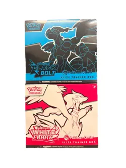Pokemon Center Black Bolt & White Flare Elite Trainer Boxes ETB - Image 1