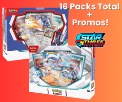 Pokemon 2x Reshiram EX & 2x Archaludon EX Collection Boxes Bundle - FREE SHIP! - Image 1