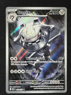 Steelix 150/132 Illustration Rare Pokemon Mega Evolution English NM - Image 1