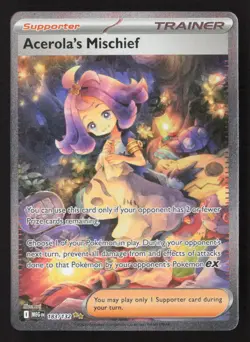 Acerola's Mischief 183/132 Special Illustration Rare Mega Evolution Pokemon NM - Image 1