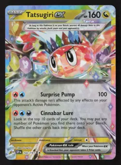 Tatsugiri ex 142/191 Double Rare Surging Sparks Pokemon NM - Image 1
