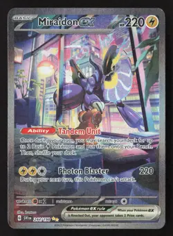 Miraidon ex 244/198 Special Illustration Rare Scarlet & Violet Pokemon NM - Image 1