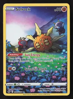 Solrock GG15/70 Trainer Gallery Rare Crown Zenith Galarian Gallery Pokemon NM - Image 1