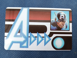 Marvel Heroclix Avengers Age of Ultron Captain America ID Card #AUID-103 - Image 1