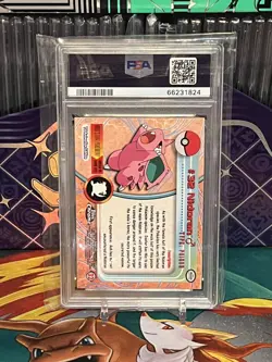 PSA 10 GEM MINT NIDORAN # 32 Topps Chrome HOLO RARE Series 1 Pokemon Card - Image 2