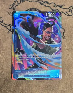 One Piece Card Game Mr.3(Galdino) (Alternate Art) PRB02-009 Rare NM English - Image 1