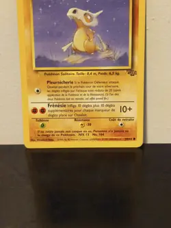 Osselait 50/64 Common non-holo French Cubone Jungle Set Pokemon Card MP - Image 3