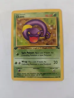 Ekans 46/62 - 1st Edition Fossil - Pokemon Card - Played ungraded - Image 1