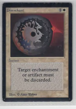 Disenchant - Beta - Vintage Magic the Gathering MTG - ACTUAL CARD - US SELLER - Image 1