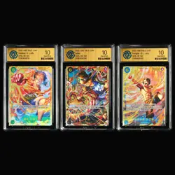 CCG GemMint 10 2025 ONE PIECE CHN .TCG Card 3PCS - Image 1
