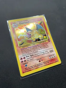 Pokemon TCG Charizard Base Set 2 Holo Rare Card 4/102 Unlimited -LP - Image 3