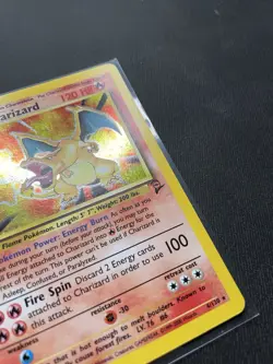Pokemon TCG Charizard Base Set 2 Holo Rare Card 4/102 Unlimited -LP - Image 4