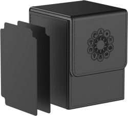 Deck Box Compatible with MTG Cards, Trading Card Case with 2 Dividers per Holder - Image 1