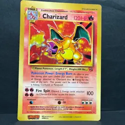 [Old Back] Charizard English Jumbo Card CoroCoro Supplement - Image 1