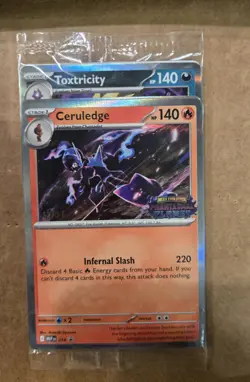 Pokemon Promo Pack- 4 Foil Cards Sealed Ceruledge, Flygon, Toxtricity. Zacian - Image 1