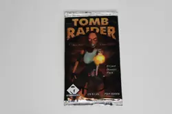 1x Tomb Raider Collectible Card Game CCG Lara Croft Base Set Booster Pack Sealed - Image 1