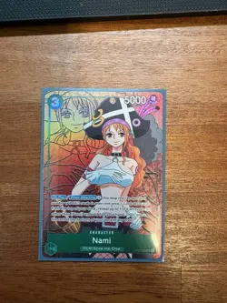One Piece Card Game Nami Alt Art OP02-036 SR Paramount War NM - Image 2