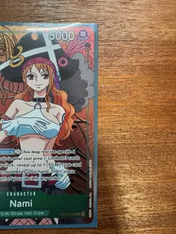 One Piece Card Game Nami Alt Art OP02-036 SR Paramount War NM - Image 4