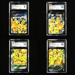 CGC Nintendo 2021 Pokemon PTCG JPN. card - Pikachu V-UNION 4PCS - Image 1