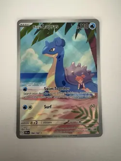 Mistys Lapras 194/182 Illustration Rare Pokemon Card 2025 Destined Rivals NM - Image 1