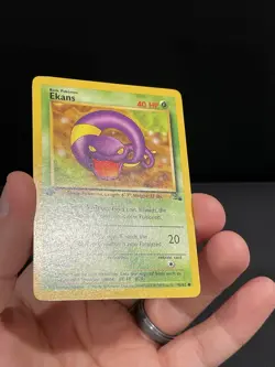 Pokemon Card 1ST EDITION Ekans Fossil 46/62 WotC Vintage 1999 NM - Image 5