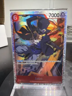 One Piece Card Game Sabo OP05-007 SR - Awakening of the New - English NM - Image 1