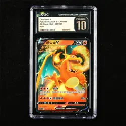 CGC PRISTINE 10 Nintendo 2024 Pokemon PTCG CHN. card - Charizard V - Image 1