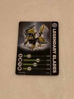 Legendary Blades Skylanders Trap Team Stat Card Only - Image 3