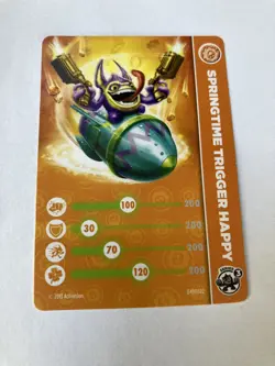 Skylanders Swap Force Springtime Trigger Happy Card Activision - Image 1