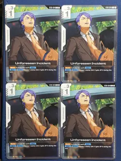GUNDAM Card Game UNFORESEEN INCIDENT ST01-014 x 4 BANDAI English - Image 1