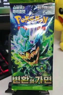 Pokemon Mask of Change TCG Korean Booster Pack Set Card Sealed Cards sv6 - Image 1