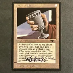 MTG ARTIST PROOF - URZA’S CHALICE - JEFF MENGES SIGNED - MAGIC AP CARD - Image 1