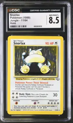 3 CGC Pokemon Cards Gyarados Venusaur Snorlax Reserved - Image 3