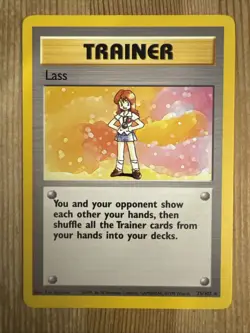 Lass - 75/102 - Pokemon Base Set Unlimited Rare Card WOTC VLP - Image 1