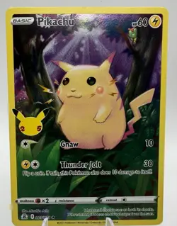 Pokemon TCG Classic Collection Pikachu Card 005/025 Lp Condition read - Image 1