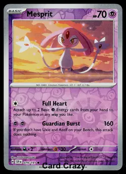 Mesprit 079/191 - Surging Sparks - Reverse Holo Pokemon Card - Near Mint (NM) - Image 1