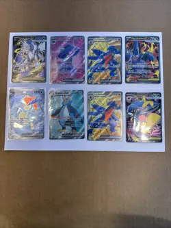 Pokemon TCG 8 Card Lot of Full Art Ultra Rare EX Pokemon Cards - English - M/NM - Image 1
