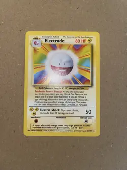 Electrode 21/102 Non Holo Rare 4TH PRINT 1999-2000 Base Set WOTC Pokemon Card NM - Image 2