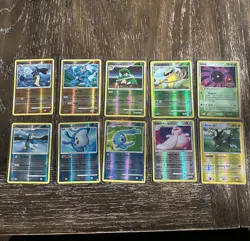 Pokemon Card 10 Holos 1 Stamped Lot! - Image 1