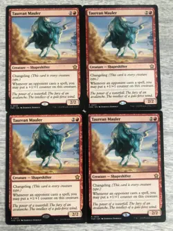 4X Taurean Mauler - Foundations - MTG - NM Full Playset - FREE SHIPPING - Image 1