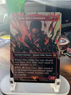 Clive, Ifrit's Dominant (0318) (Borderless) Final Fantasy Foil - Image 1