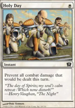 1x Holy Day - Foil Moderate Play MTG Magic - Kid Icarus - - Image 1