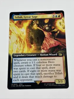 MTG Magic The Gathering FIN Final Fantasy Extended Art #510 Tellah Great Sage - Image 1