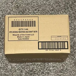 Double Masters 2022 Draft Booster Box Case Magic The Gathering MTG - Image 1