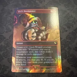 Vivi's Persistence BORDERLESS FOIL Commander: Final Fantasy - Image 1