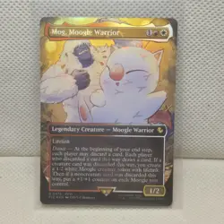Mog, Moogle Warrior (Borderless) (Chocobo Track Foil) Final Fantasy Magic - 0476 - Image 1