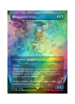 Magic the Gathering MTG FIC Snapcaster Mage 469 Chocobo Track Foil Near Mint - Image 1