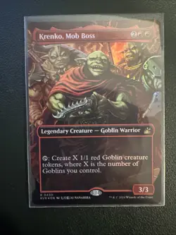 Krenko, Mob Boss (Anime Borderless) Ravnica Remastered Foil - Image 1